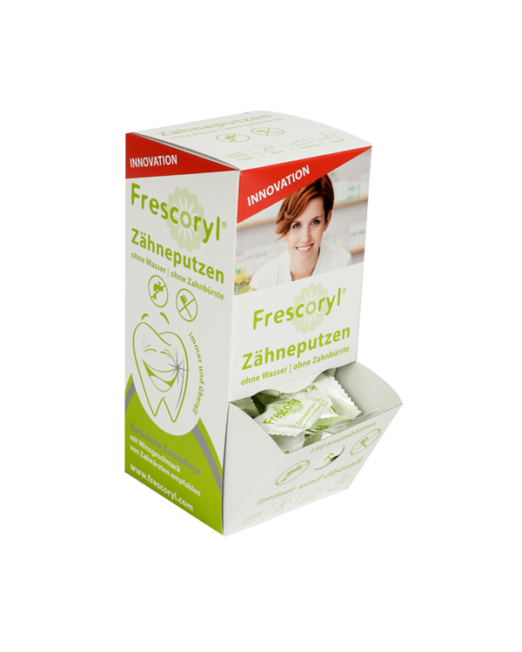 Spenderbox 150 Monodosen Natürliche Zahnpflege mit Minzgeschmack